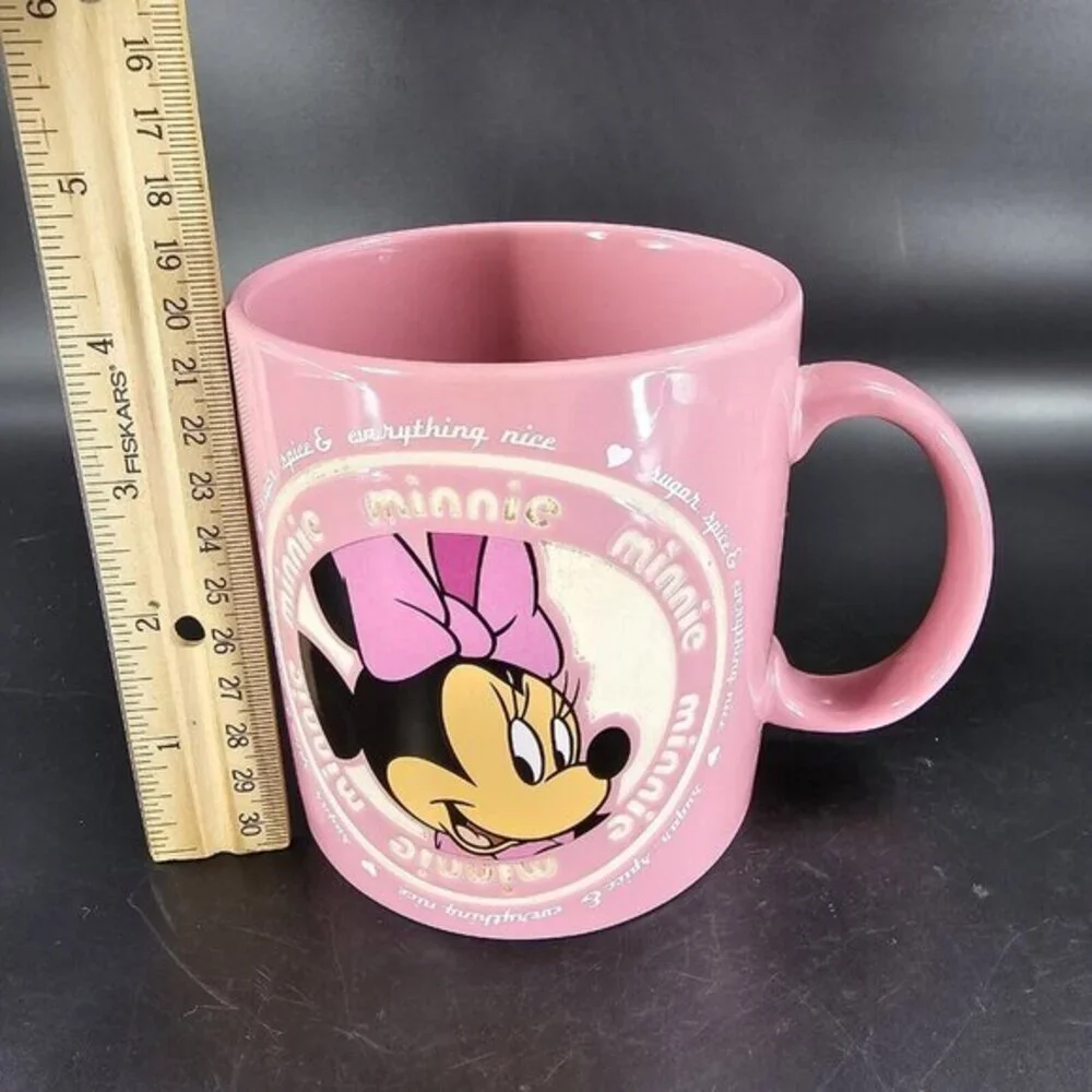 Disney Parks Minnie Mouse Sugar Spice and Everthing Nice‎ Oversized Mug Cup VTG
